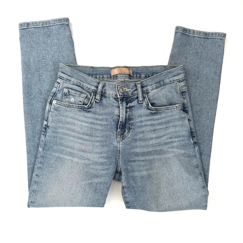 Seven All Mankind Luxe Vintage Josefina In Must Jeans Size 25 - Picture 5 of 12